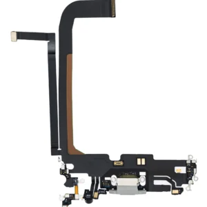 IP 13 PRO MAX (CHARGING PIN FLEX RIBBON - O WHITE)